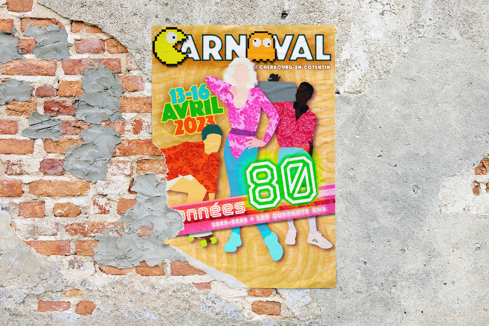Affiche pour le carnaval de Cherbourg-en-Cotentin